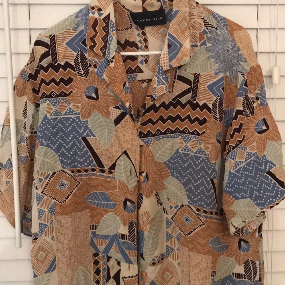 August silk top